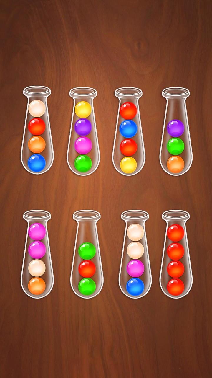 Color Ball Sort Woody Puzzle Screenshot1