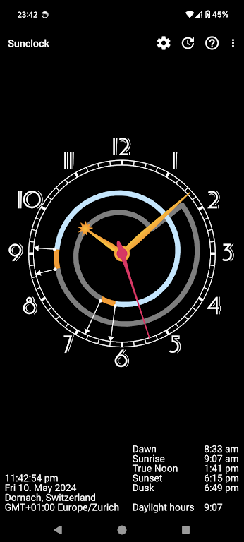 Sunclock Screenshot4