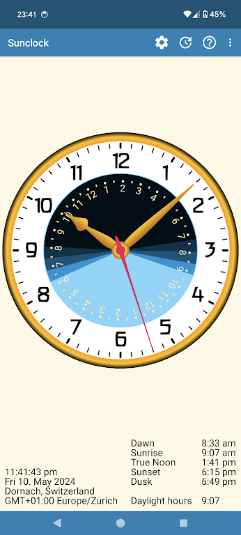 Sunclock Screenshot2