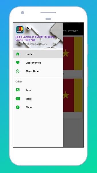 Radio Cameroon FM AM: Stations Online + free App Screenshot2