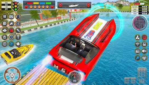 Extreme Power Boat Racing 17: 3D Beach Drive Screenshot1