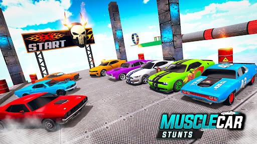 Muscle Car Stunts Games: Mega Ramp Stunt Car Games Screenshot1