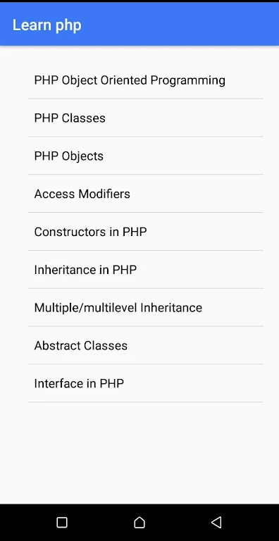 Learn php Screenshot3