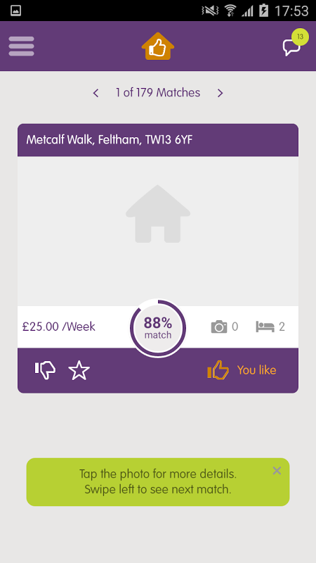 HomeSwapper Matches Screenshot2