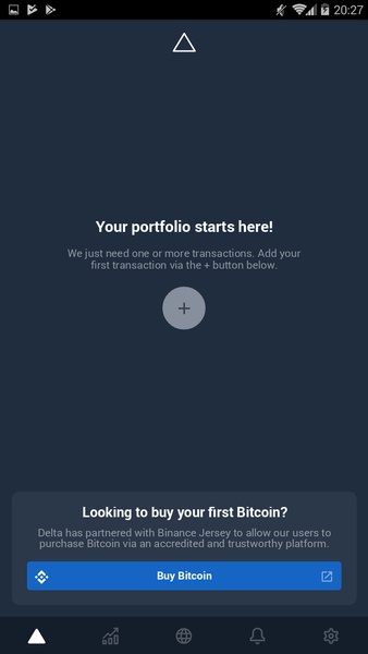 Delta Bitcoin & Cryptocurrency Portfolio Tracker Screenshot2