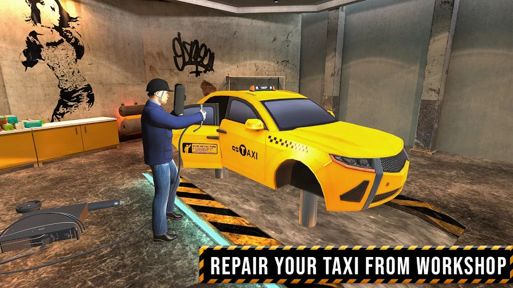 USA Taxi Car Driving: Car Game Screenshot4