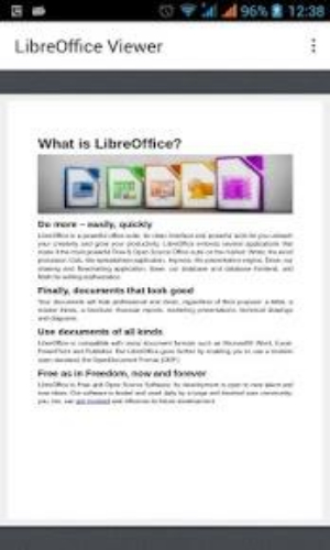 LibreOffice Viewer Screenshot1