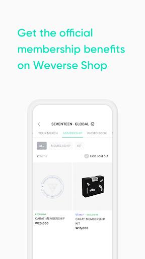 Weverse Shop Screenshot2