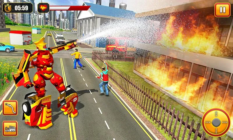 Firefighter Robot Rescue Hero Screenshot4