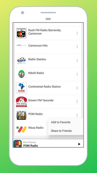 Radio Cameroon FM AM: Stations Online + free App Screenshot5