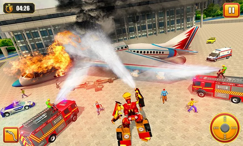 Firefighter Robot Rescue Hero Screenshot3