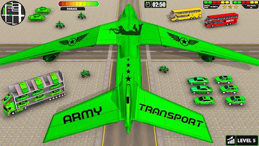 US Army Car Transport Truck:Real Parking Game Screenshot4