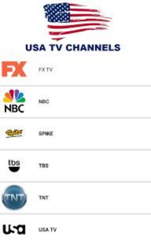 USA TV Channels Screenshot3