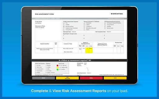 Risk Assessor Screenshot1