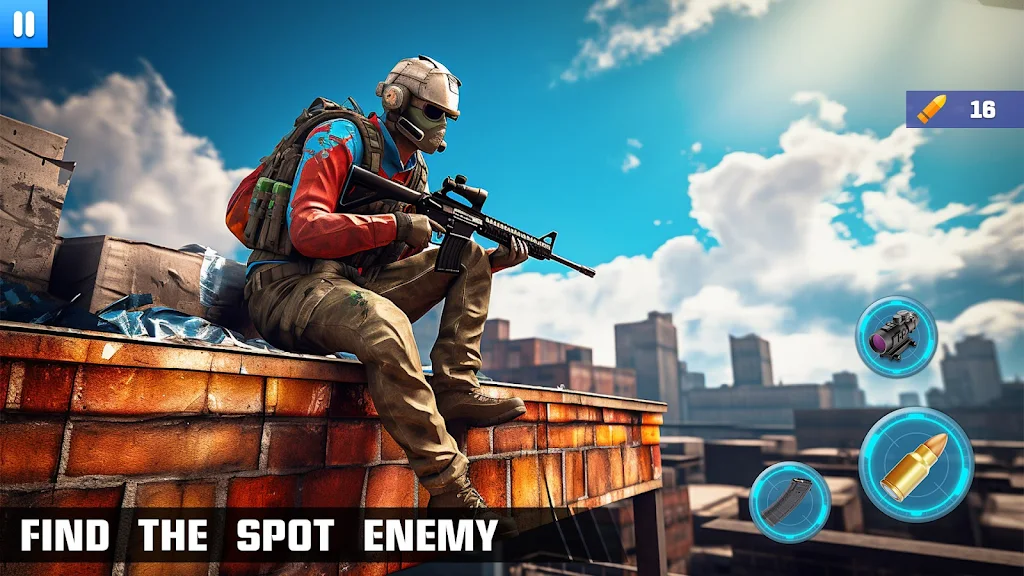 3D Sniper Gun Games Offline Screenshot4