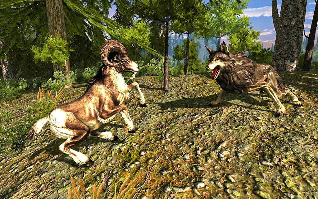 Wild Wolf - Forest Animal Game Screenshot3