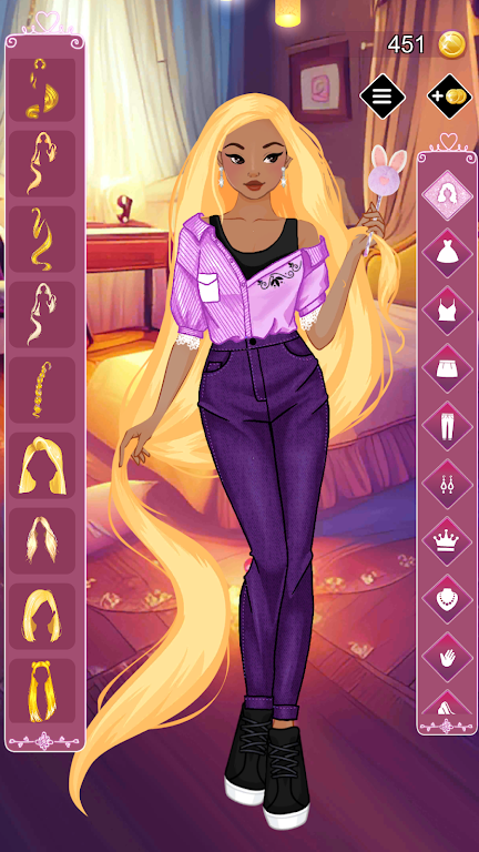 Golden princess dress up game Screenshot1