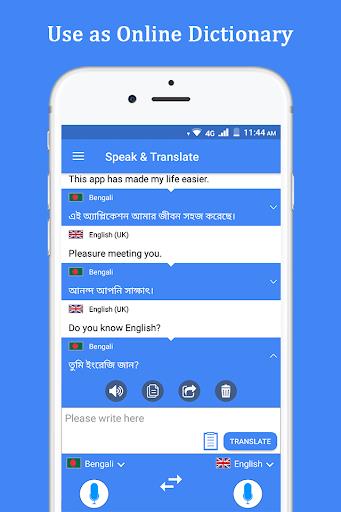 Speak and Translate Voice Translator & Interpreter Screenshot1