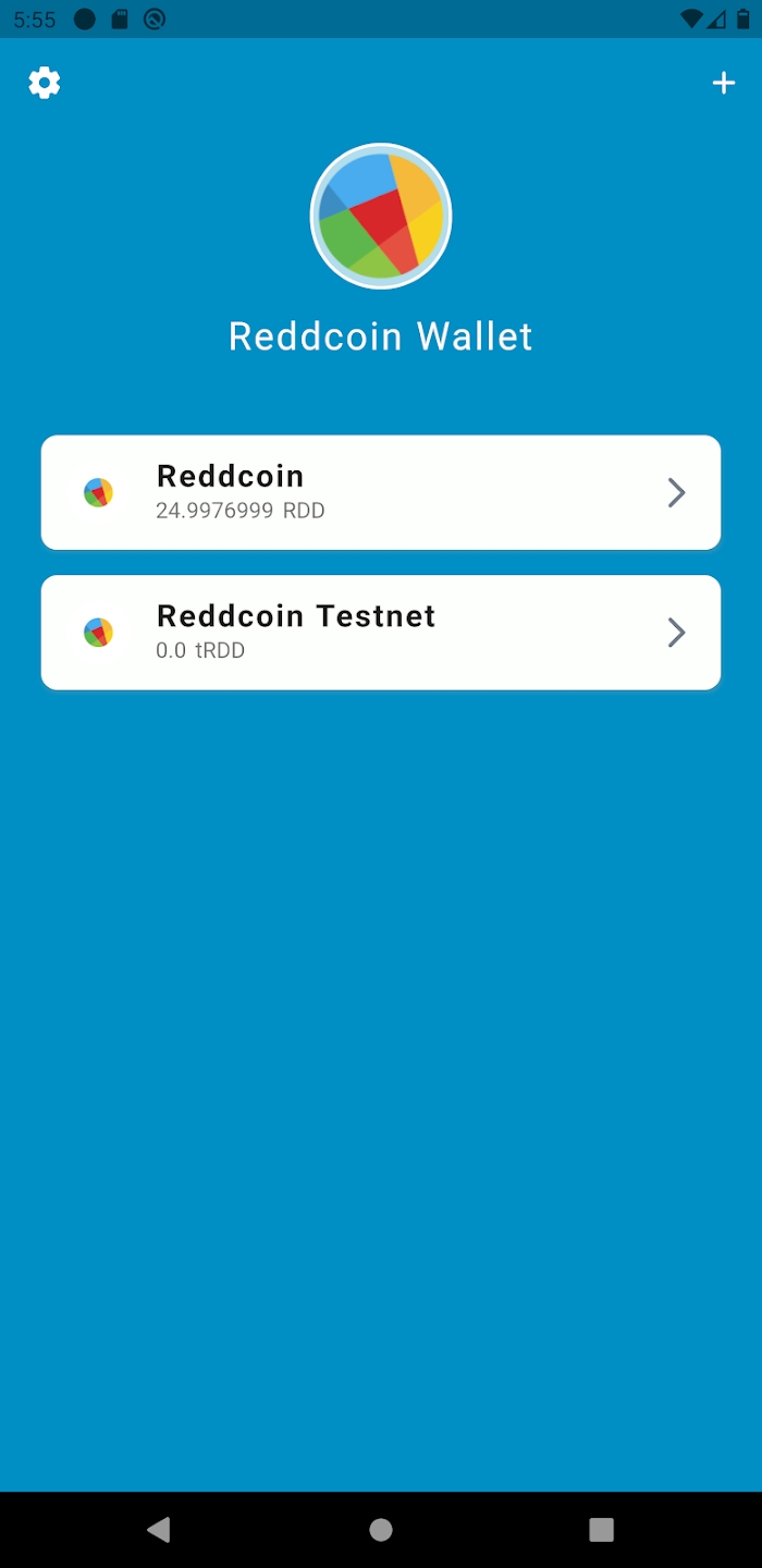 Reddcoin Mobile Wallet Screenshot1