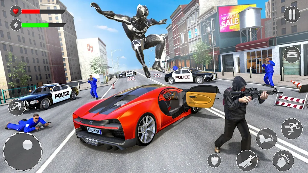 Flying Panther Hero City Crime Screenshot4