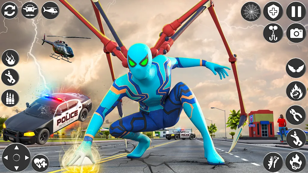 Rope Hero Game- Spider Game 3D Screenshot3