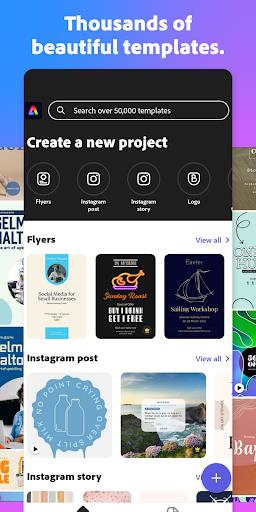 Adobe Express: Grafica, Design Screenshot1