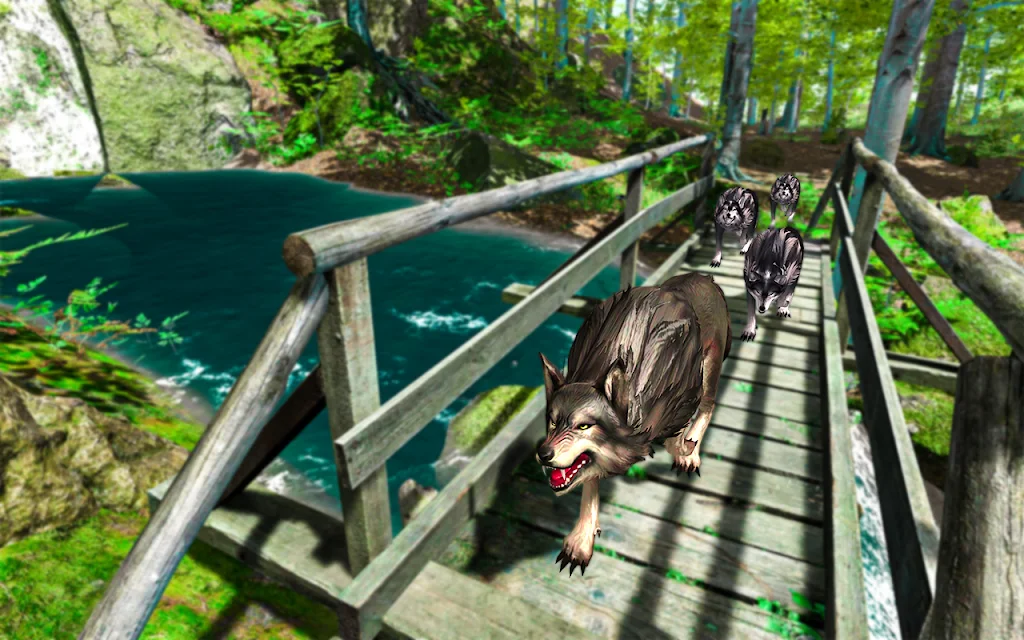 Wild Wolf - Forest Animal Game Screenshot1