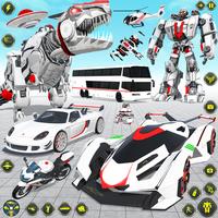 Flying Horse Transform Car: Muscle Car Robot Games APK