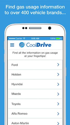 Gas Chart App - CoolDrive Screenshot1