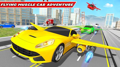 Flying Horse Transform Car: Muscle Car Robot Games Screenshot2