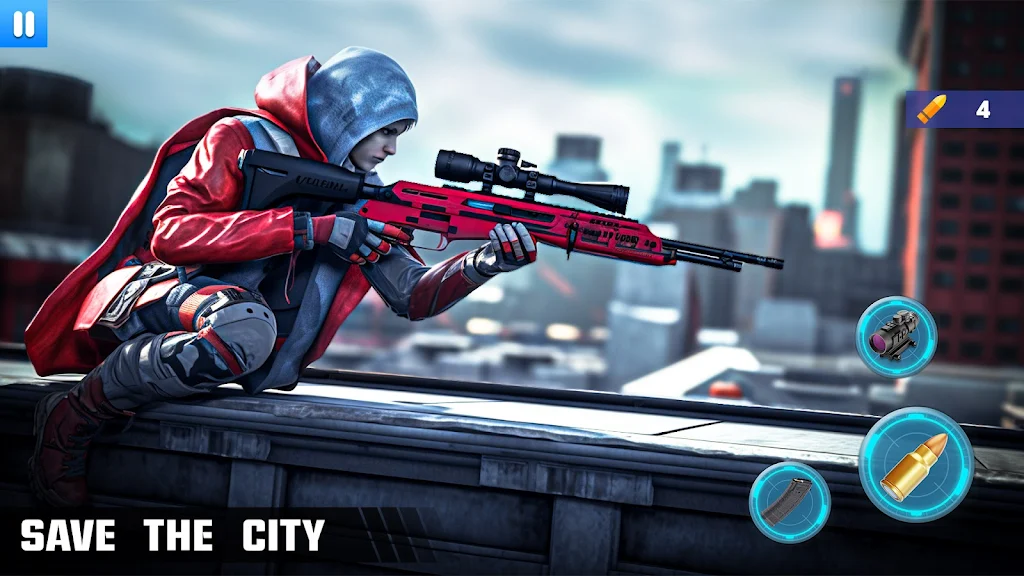 3D Sniper Gun Games Offline Screenshot1