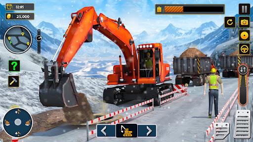 Snow Offroad Construction Excavator Screenshot2