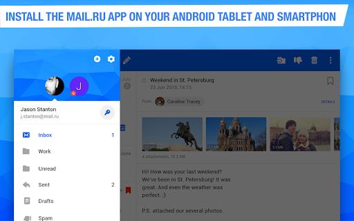 Mail.Ru - Email App Screenshot2