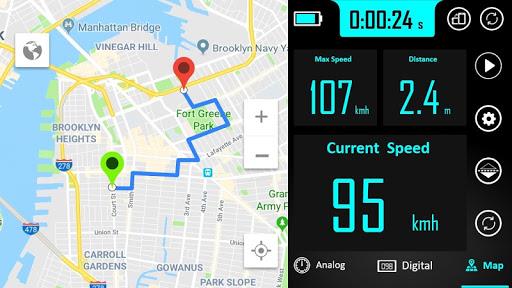 GPS Speedometer : Odometer and Speed Tracker App Screenshot2