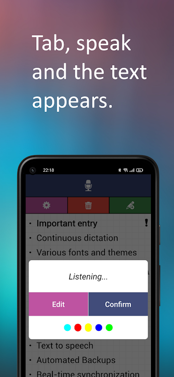 Voice Notepad - Speech to Text Screenshot3