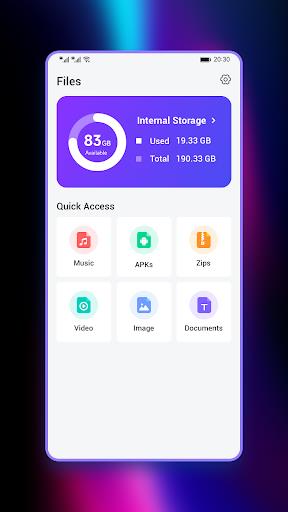 Purple File Manager Screenshot1