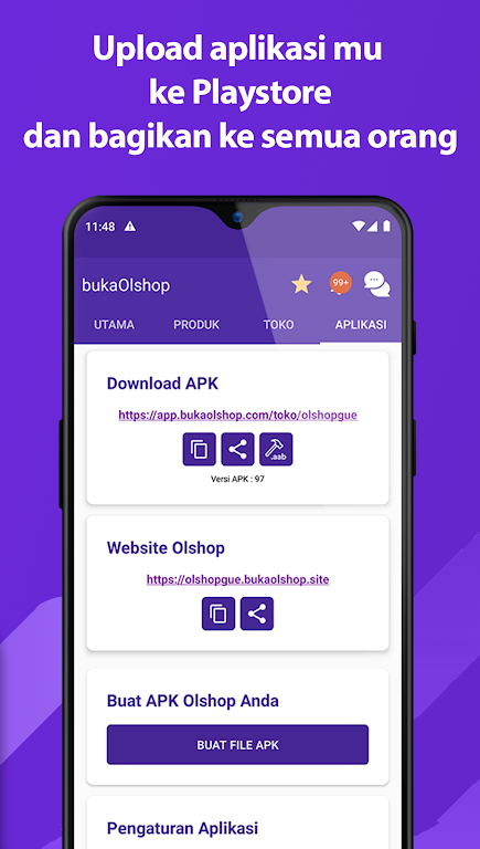 bukaOlshop - Buat App Toko Screenshot3