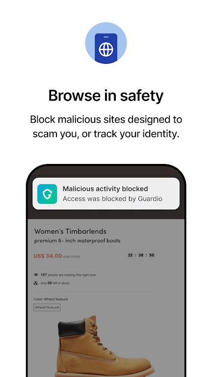 Guardio - Mobile Security Screenshot1