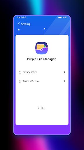 Purple File Manager Screenshot3