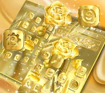 Golden Rose Launcher Theme Screenshot4