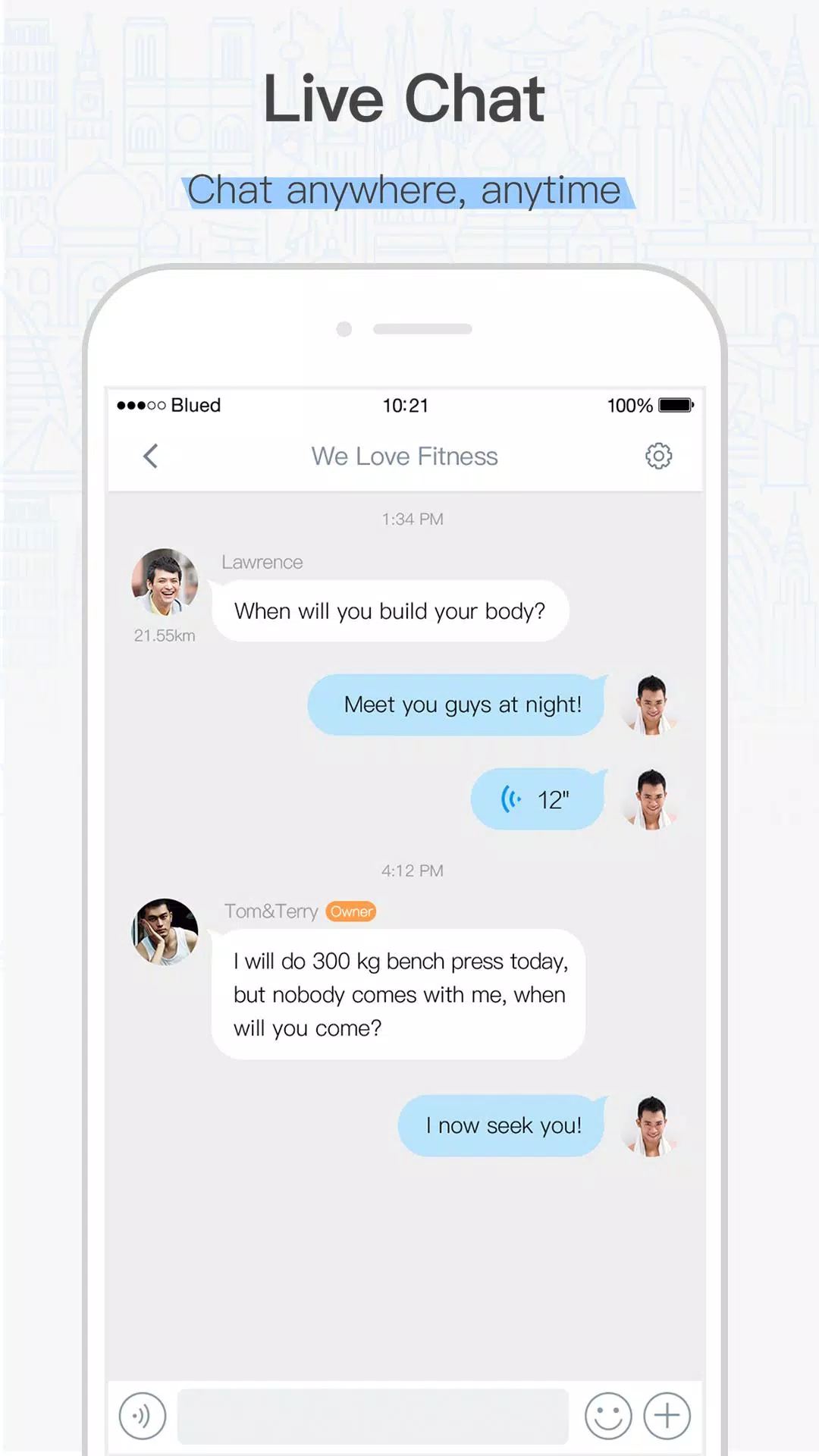 Blued - Gay Chat & Dating Screenshot2