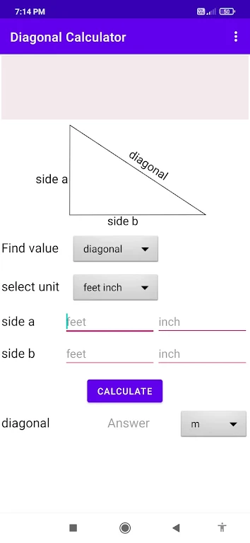 diagonal calculator Screenshot2