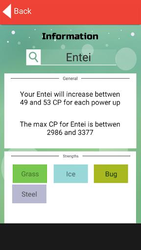 IV Calculator for Pokemon GO Screenshot2