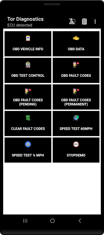 Tor OBD2 Diagnostics Screenshot2