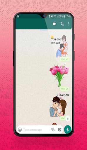 Romantic Stickers for Whatsapp 2020-WAStickerApps Screenshot3