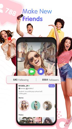 Gaze Video Chat App-Random Live Chat & Meet People Screenshot1