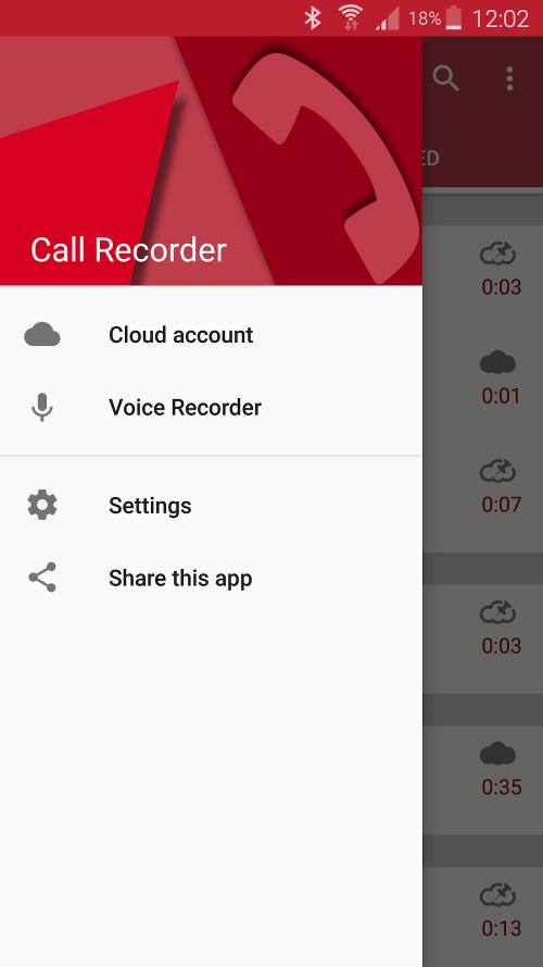 Automatic Call Recorder Screenshot2