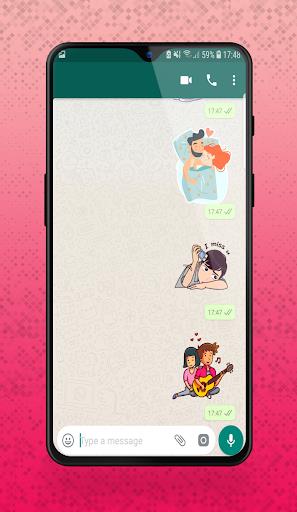 Romantic Stickers for Whatsapp 2020-WAStickerApps Screenshot4