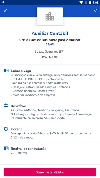 Vagas de Emprego: Catho Screenshot8