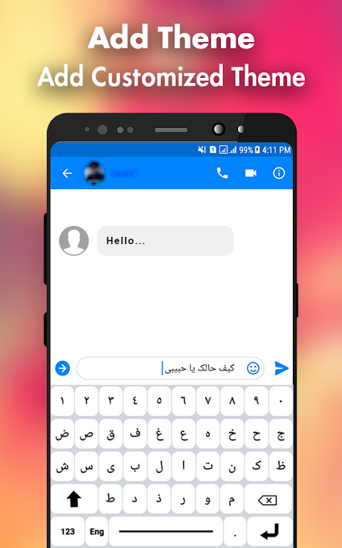 Arabic Keyboard Font Typing Screenshot3